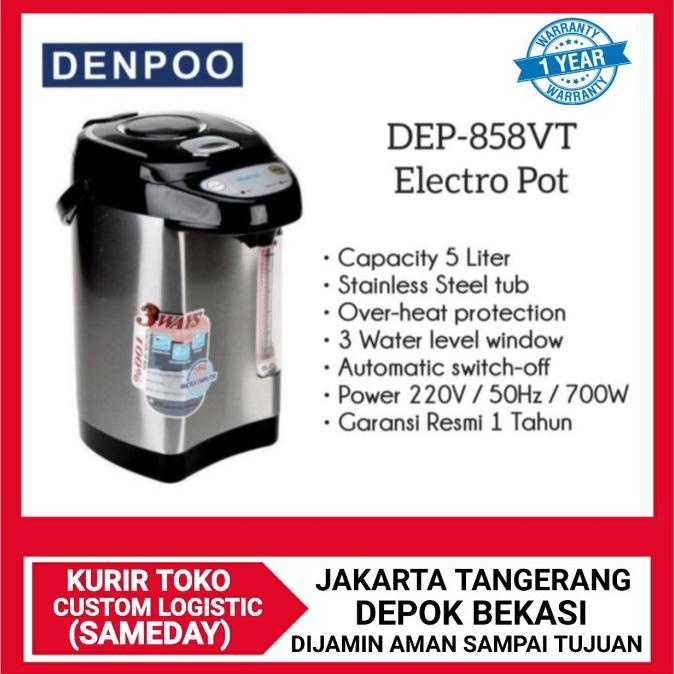 Denpoo Dep 858 termos listrik denpoo 5 liter