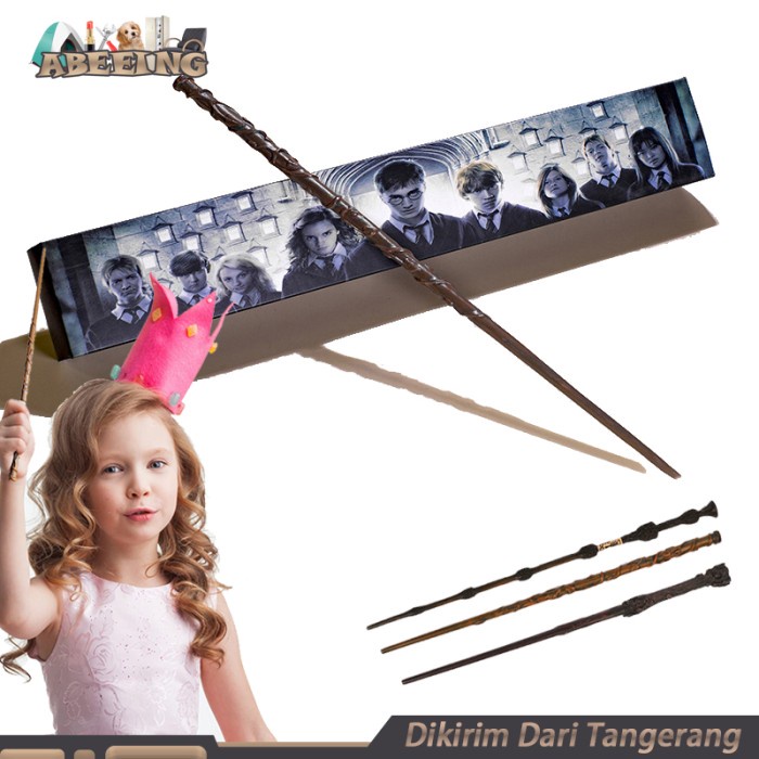 Terlaris Tongkat Ajaib Inti Logam Keren Tongkat Sihir Harry Potter Dengan Kotak