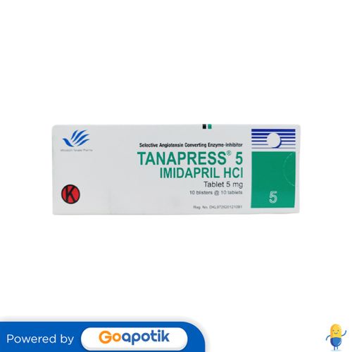 TANAPRESS 5 MG BOX 100 TABLET