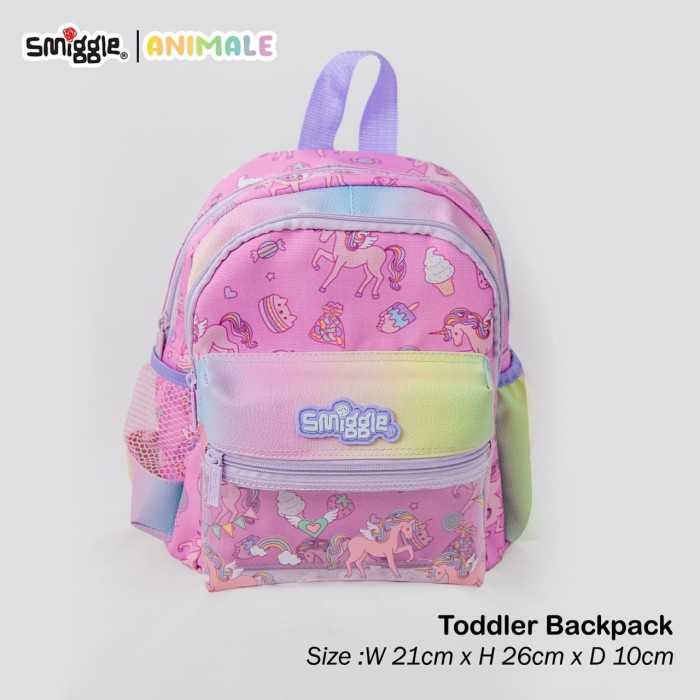 Tas Ransel Toddler Smiggle Unicorn Ice Cream Candy Anak Paud new