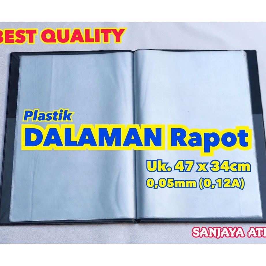 

[KODE PRODUK CBKL94186] Plastik untuk dalaman Map rapot