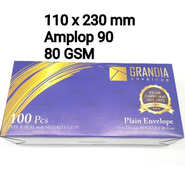 

[KODE PRODUK RYT7J10071] Amplop Putih 90 GRANDIA