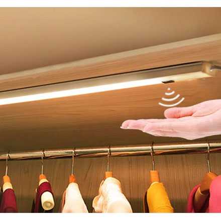 AIMENGTE Lampu LED USB Sensor Deteksi Cahaya Under Cabinet