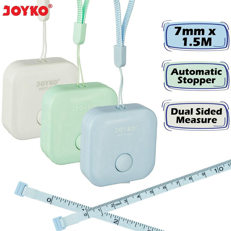 

[KODE PRODUK W7ZCJ4466] Pocket Ruler Tailoring Tape Meteran Jahit Joyko PRTT-280 1.5 Meter