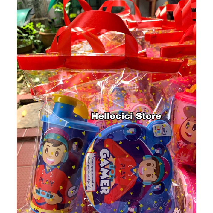 

DISKON!!!!!!!✅ PARCEL SET BIGY KOTAK MAKAN + TUMBLER TANGGUNG KEMASAN ULTAH