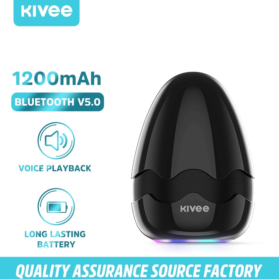 Keren abis KIVEE Speaker Bluetooth Portable Wireless Super Bass Mini Stereo Original Garansi 1 tahun