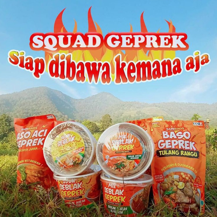 

[KODE PRODUK 0FVHM4454] Baso geprek tulang rangu baso aci geprek soun seblak geprek original produk