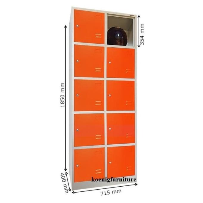 

Locker / Loker Besi 10 Pintu Kozure Kl 10