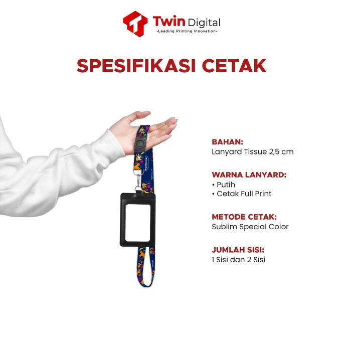 

Hadiah Custom Lanyard Tissue Sublime Special Color 2,5 Cm Tali Id Card