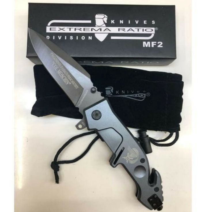 [KODE PRODUK T8BVR8087] Pisau Lipat Extrema Ratio MF2 Pisau Outdoor Survival Knife