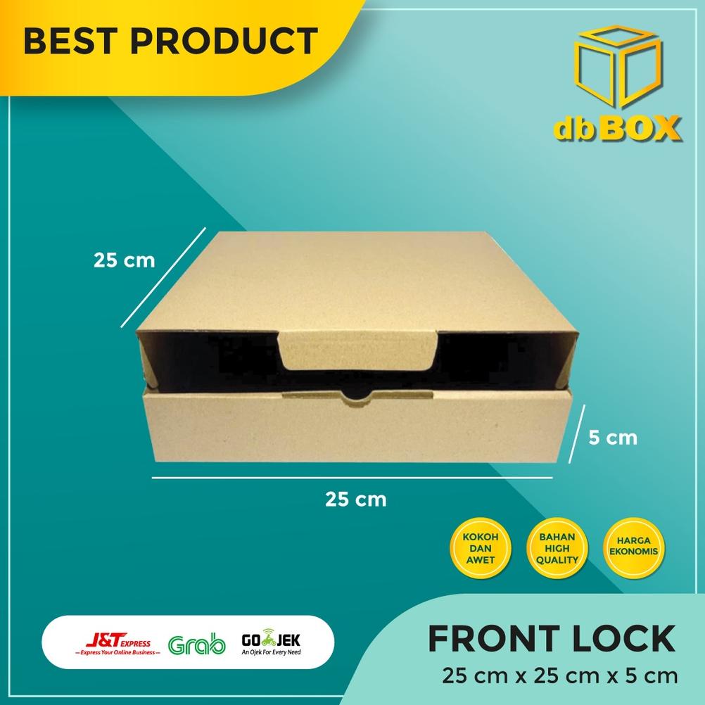 

Baru ( 10 Pcs ) Kardus Uk. 25X25X5 Cm...Die Cut Untuk Kotak Aksesoris Dll, Model Box Pizza