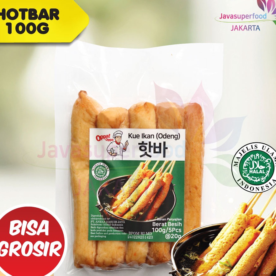 

Dijamin Ori>/ Oppa Hotbar Odeng Jajan asli Korea 100g/ Odeng Tusuk / Odeng Panjang