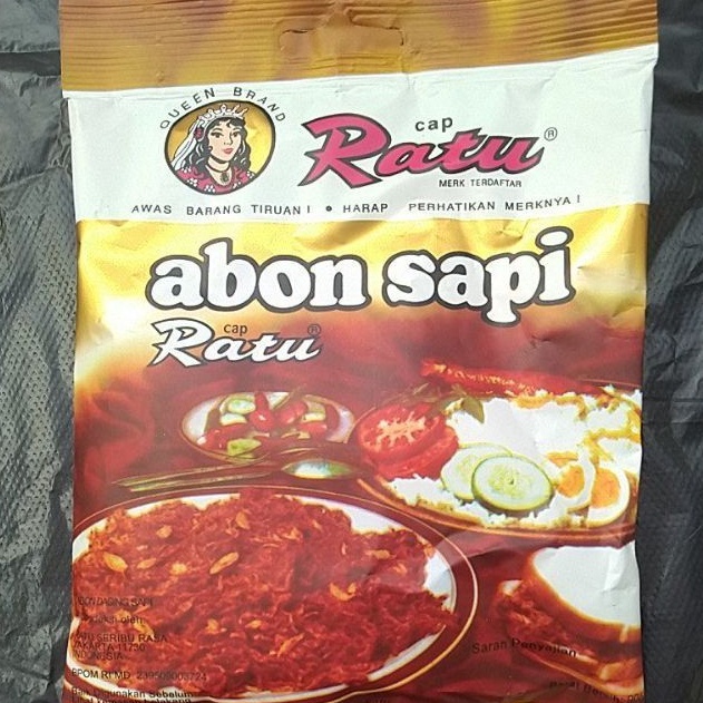 

Ready stock➽ YA9CK Abon Sapi Cap Ratu 90gr M85 ➫Kirim Sekarang