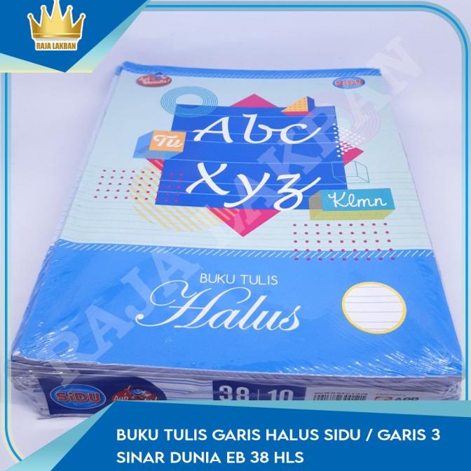 

Buku Tulis Garis Halus Sidu / Garis 3 / Sinar Dunia Eb 38 Hls