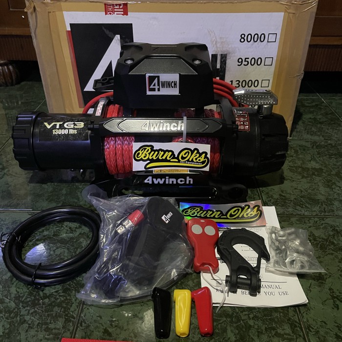 Terlaris Derek Winch 4Winch G3 Gen3 13000Lbs Plasma