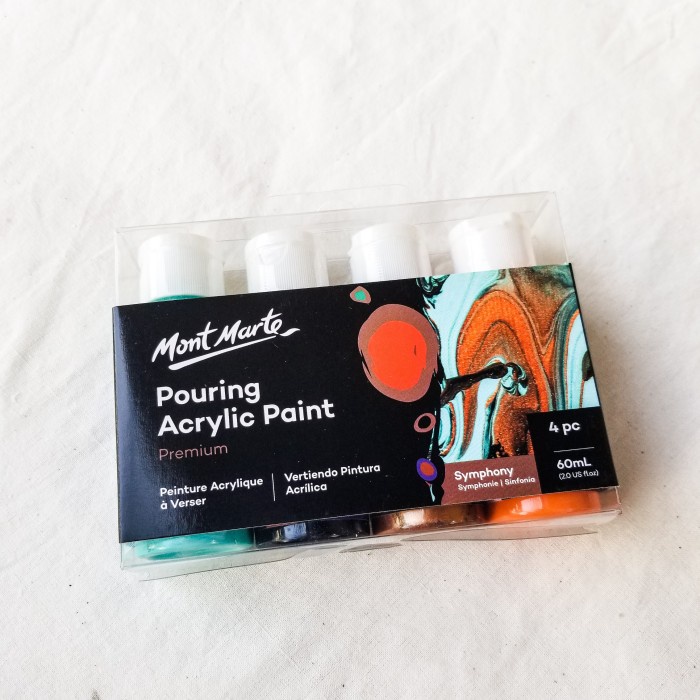 

Terlaris Mont Marte Pouring Acrylic Paint Set 4 Pcs 60Ml