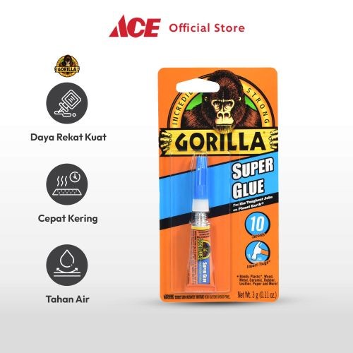 

Terlaris Ace - Gorilla Lem Super 3 Gr