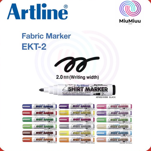 

SPIDOL KAOS BAJU KAIN SHIRT MARKER ARTLINE EKT-2 dyt