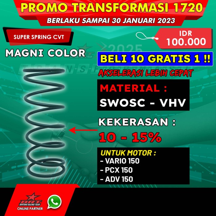 Terlaris Per Cvt / Cvt Spring Brt Vario 150/Pcx 150/Adv 150