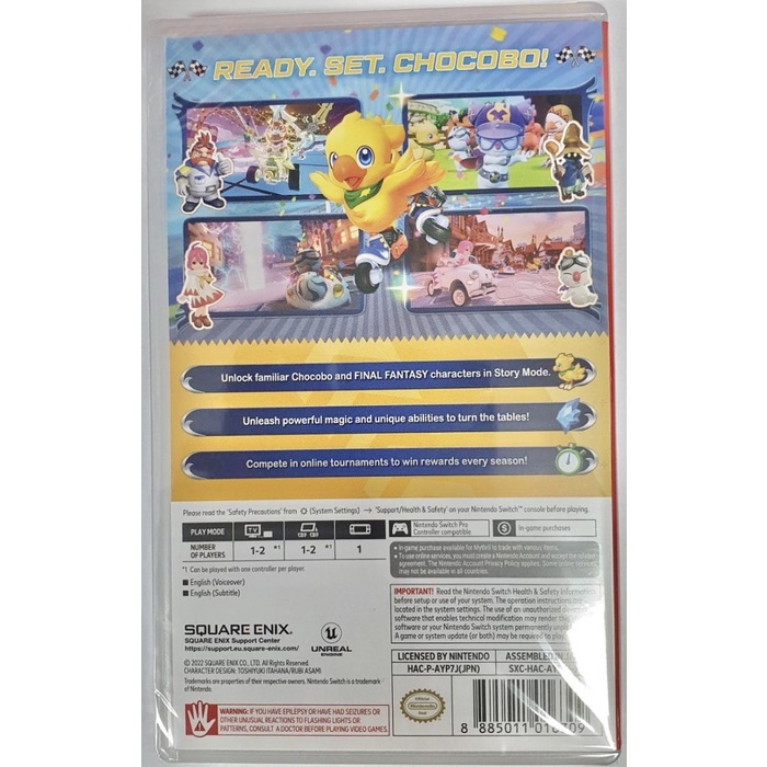 Switch Chocobo Gp English Asia Version