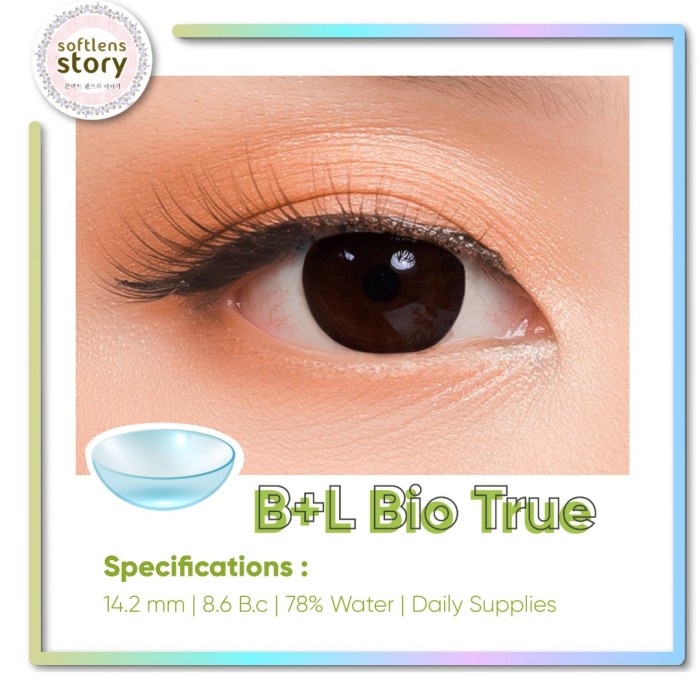 Terlaris Bio True Bausch+Lomb Daily Softlens Bening