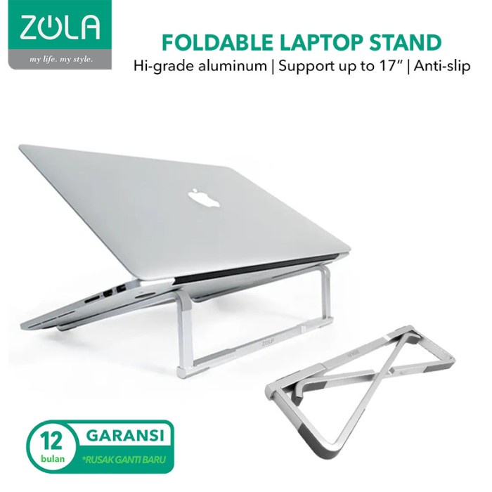 Zola Adjustable Laptop Stand Tablet Stand Meja Laptop Dudukan Laptop