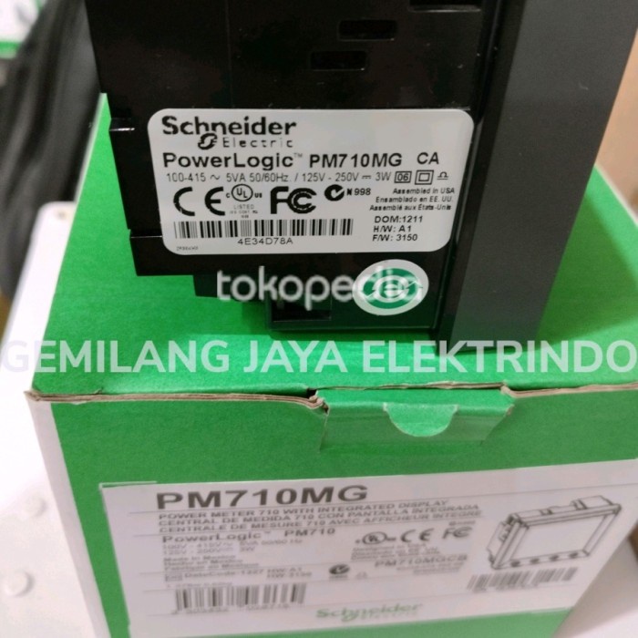 Terlaris Power Logic Pm710 Schneider / Power Logic Schneider Pm710Mg