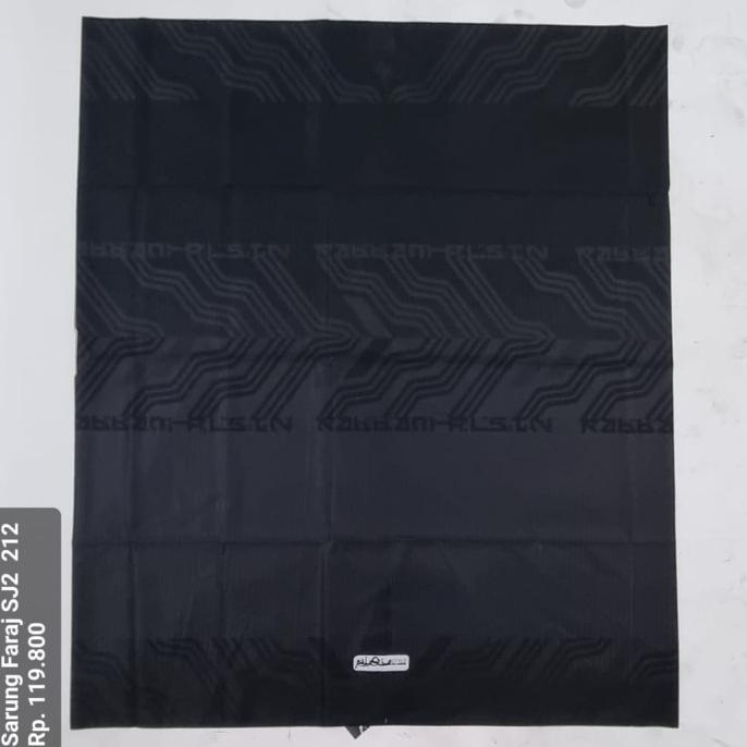 SARUNG RABBANI PALESTINA DEWASA YAKUB HITAM BLACK / BIRU DONGKER NAVY