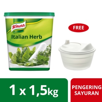 

Knorr Paste Italian Herbs Tub 1.5Kg Free Pengering Sayuran