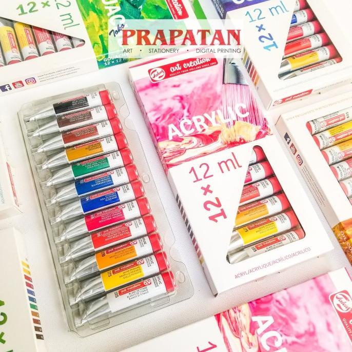 

Talens Acrylic Paint set 12x12ml / Cat Akrilik Talens