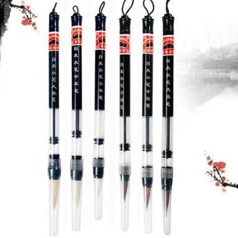 

Terlaris Chinese Calligraphy Adjustable Piston Water Brush Pen SALE