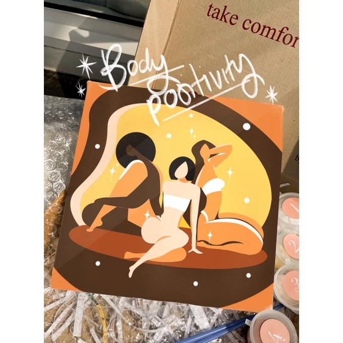 

Paint By Number [Meaning] | ByPainters | Painting Set | 20x20cm Canvas