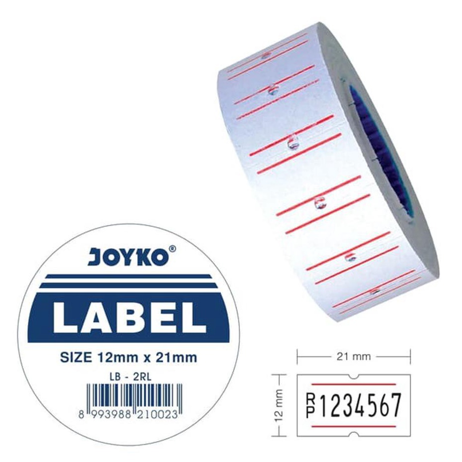

XCHD6524㊍ [DAVIS]Label Harga Joyko 12 x 21mm (pak) ㊚