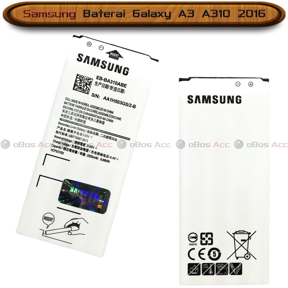 Hot Sale Baterai Samsung Galaxy A3 A310 2016 Original Batre Batrai HP