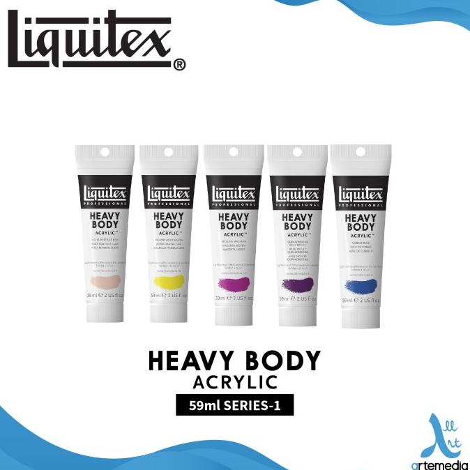 

Cat Akrilik Liquitex Heavy Body 59ml Series 1 Acrylic Color - 01/02