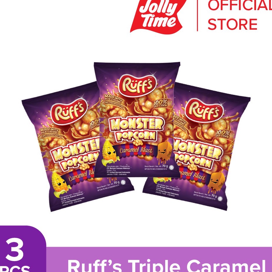 

[KODE PRODUK RKKBV3897] Ruff's Triple Caramel Popcorn