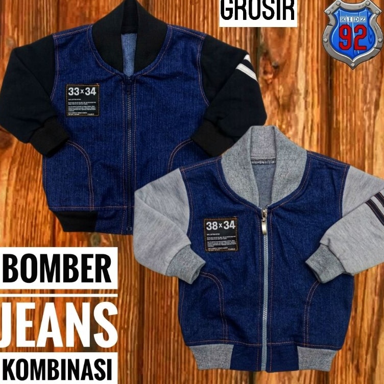 [KODE PRODUK NKHRJ9293] Jaket jeans bayi laki laki 0 6 bulan 6 12 bulan jaket anak 123 tahun jaket j