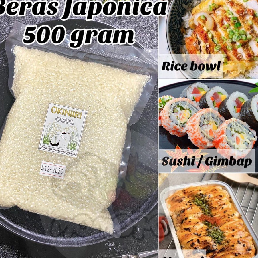 

BWKJ3916㊛ Beras Sushi Jepang 500 gram Japonica Rice Mentai Pulen Punel ㊰