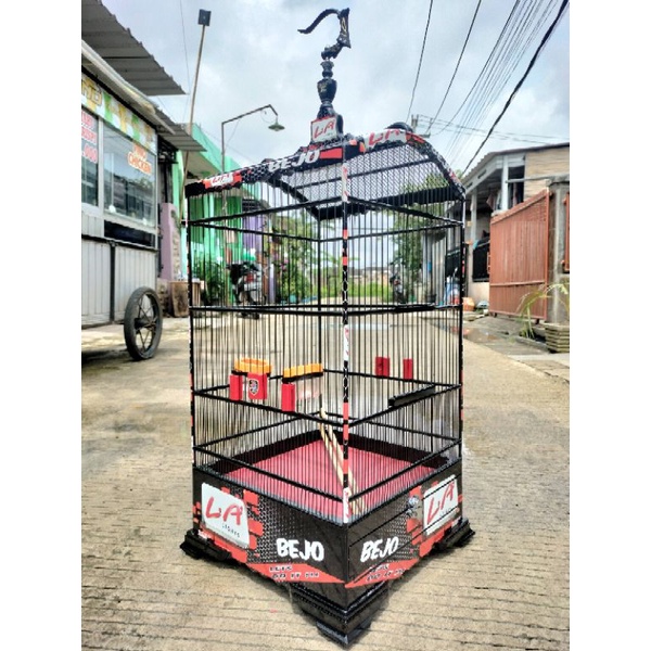 Stiker Decal Sangkar Khosan / DECAL SANGKAR KHOSAN /SANGKAR BURUNG CENDET / IJO KACER /STIKER DECAL 