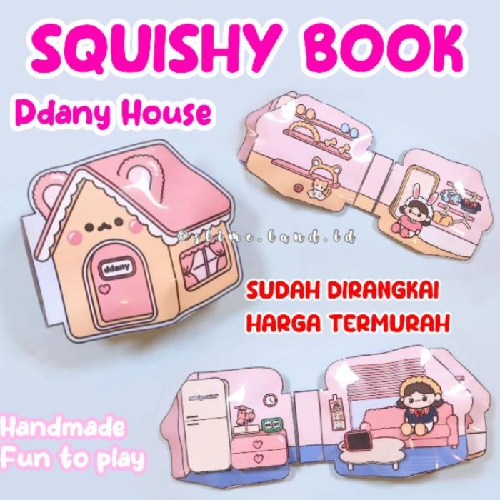 

Terlaris Ready!! Squishy Book Paper Dool Ddany House Sudah Dirangkai / Paper