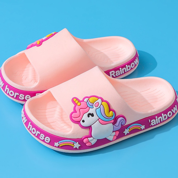 12.12 HARGA GROSIR Kakimanis B223 Sandal Import UNICORN Anak Laki-laki Perempuan Sendal Viral Kekini