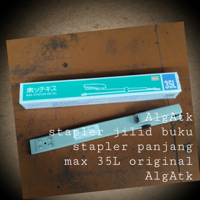 

Stapler panjang max stapler jilid buku HD 35 L original japan
