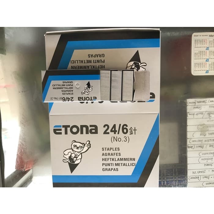 

isi staples Etona no 3 24/6 - isi staples besar PAKAN