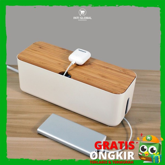 

Kotak Organizer Pengatur Kabel - Cable Management Box Charger Box Wire