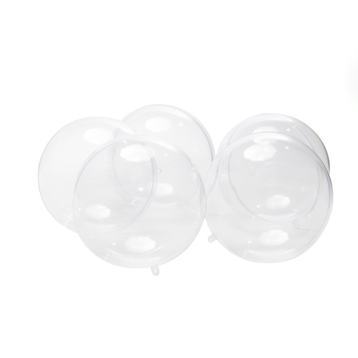 Terlaris Plastik Akrilik Bola Bening/Transparan Diameter 20 Cm Dekorasi