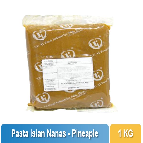 

Terlaris Yu Ai - Pasta Filling Pineaple 1Kg / Nanas