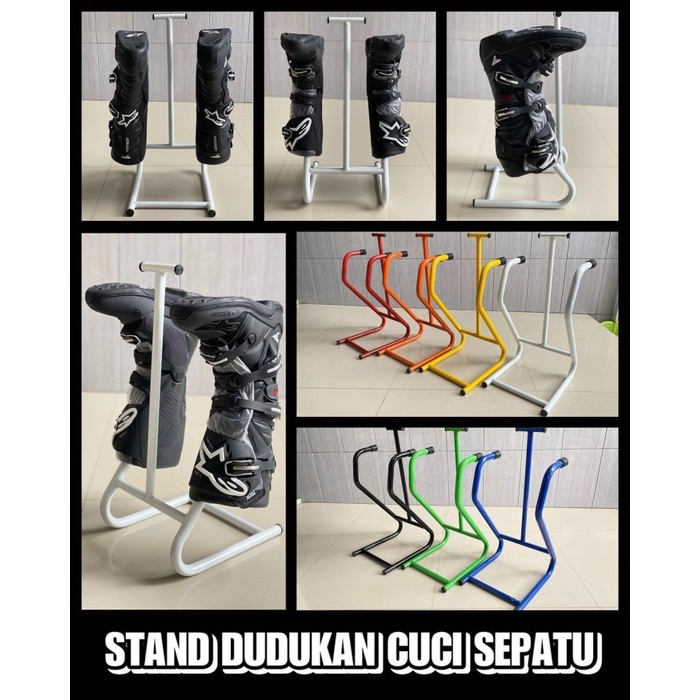 DUDUKAN CUCI SEPATU TRAIL STAND DUDUKAN CUCI SEPATU TRABAS