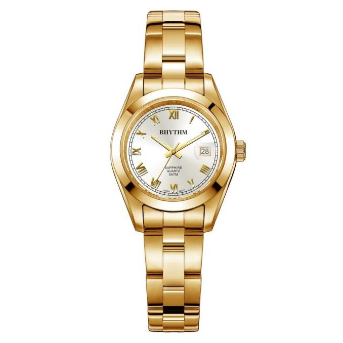 Rhythm Rq1614S05 Jam Tangan Wanita Gold Limited Edition