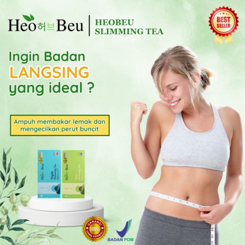 

HeoBeu Slimming Tea Original Teh Pelangsing Herbal Alami BPOM Ampuh Menurunkan Berat Badan Lebih Cepat Tanpa Efek Samping