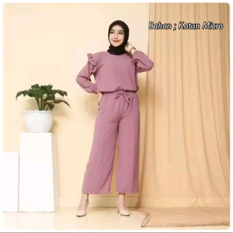 Ruby Setelan Cringkel Premium Rubi Set Termurah